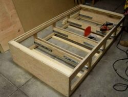 Get to Know How to Build Easy DIY Twin Bed Frame with Storages | Roy Home Design