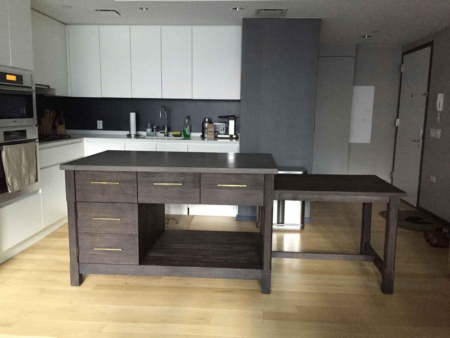 5 Kitchen Island With Pull Out Table Ideas To Small Kitchen Space