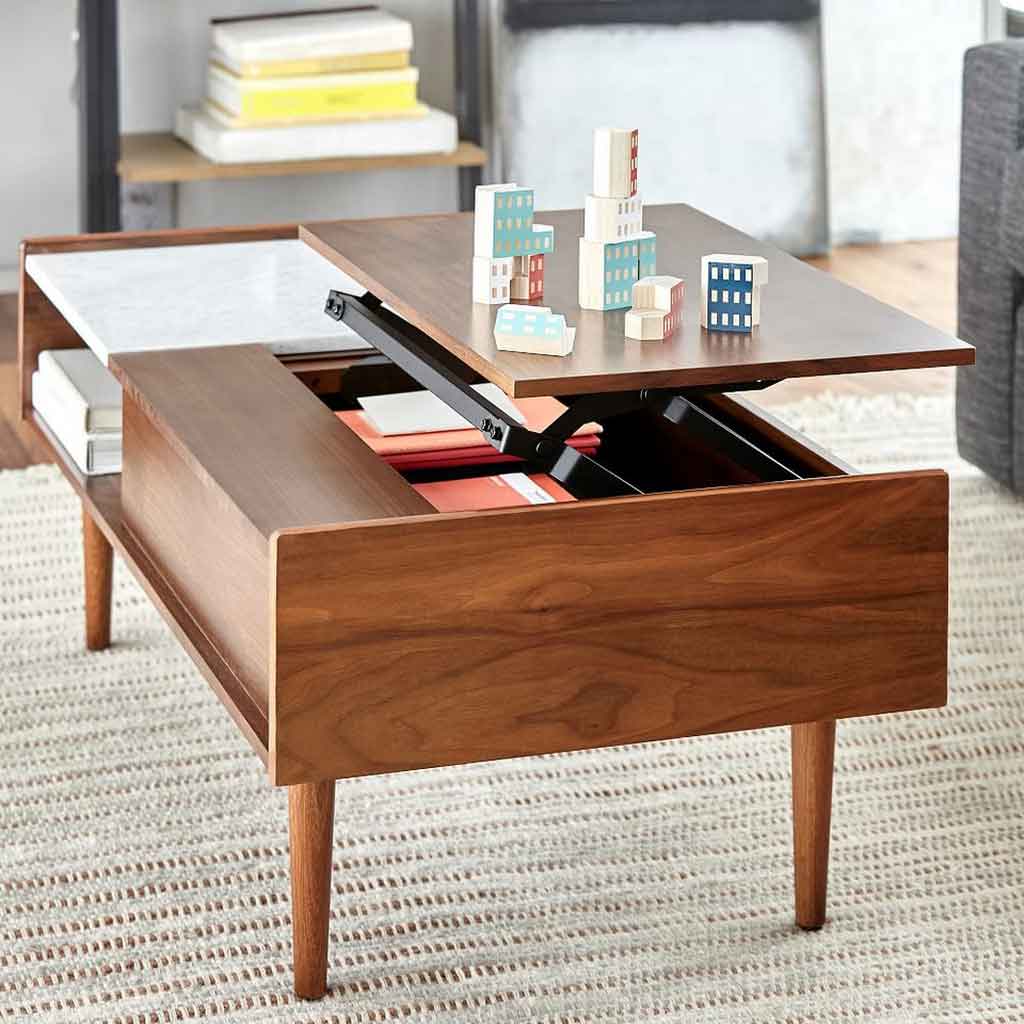 4 Reasons Why People Like A Lift Top Coffee Table With Hidden Storage | Roy Home Design