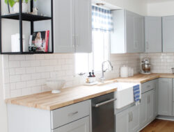 Get To Know The Light Grey Kitchen Cabinet Design That Becoming Popular | Roy Home Design