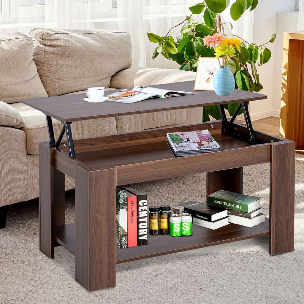 4 Reasons Why People Like A Lift Top Coffee Table With Hidden Storage | Roy Home Design
