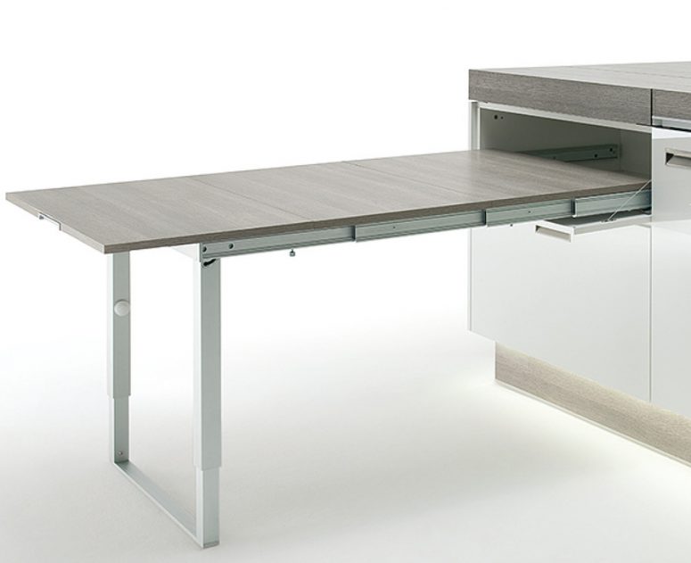 5 Kitchen Island With Pull Out Table Ideas To Small Kitchen Space