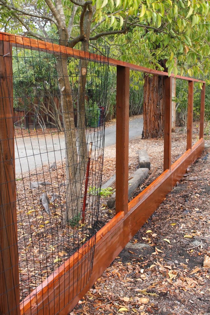 Cheap Fence Ideas For Dogs That Dig for Dog Run