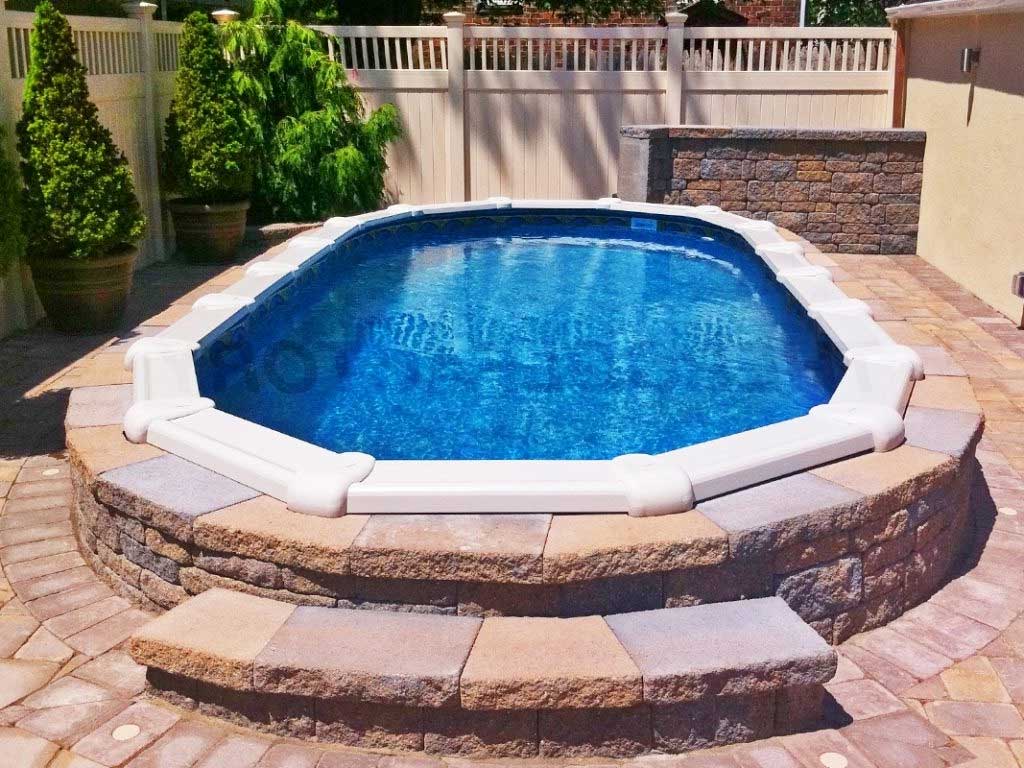 Rectangular Above Ground Swimming Pools Ideas To Decorate Your Backyard | Roy Home Design