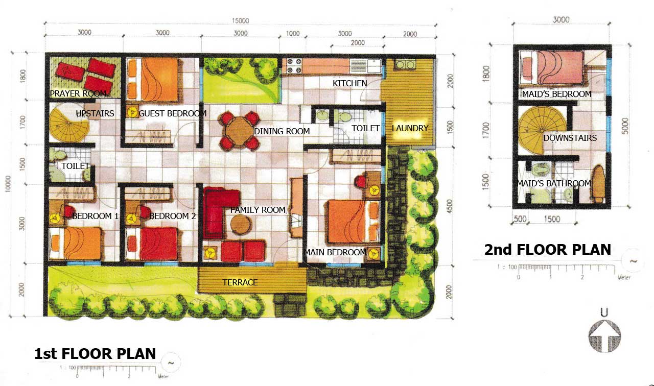 Small House Floor Plan Design in Modern House Architecture | Roy Home Design