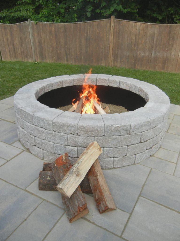 outdoor wood burning fire pit-fire-pit-kit-home-depot-paver-stone-fire-pit-burner-ring-home-depot