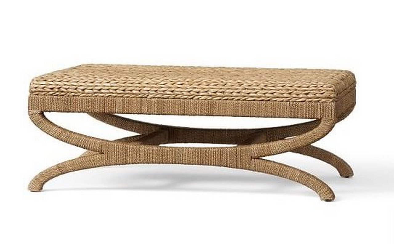 seagrass coffee table ottoman-seagrass-ottomans