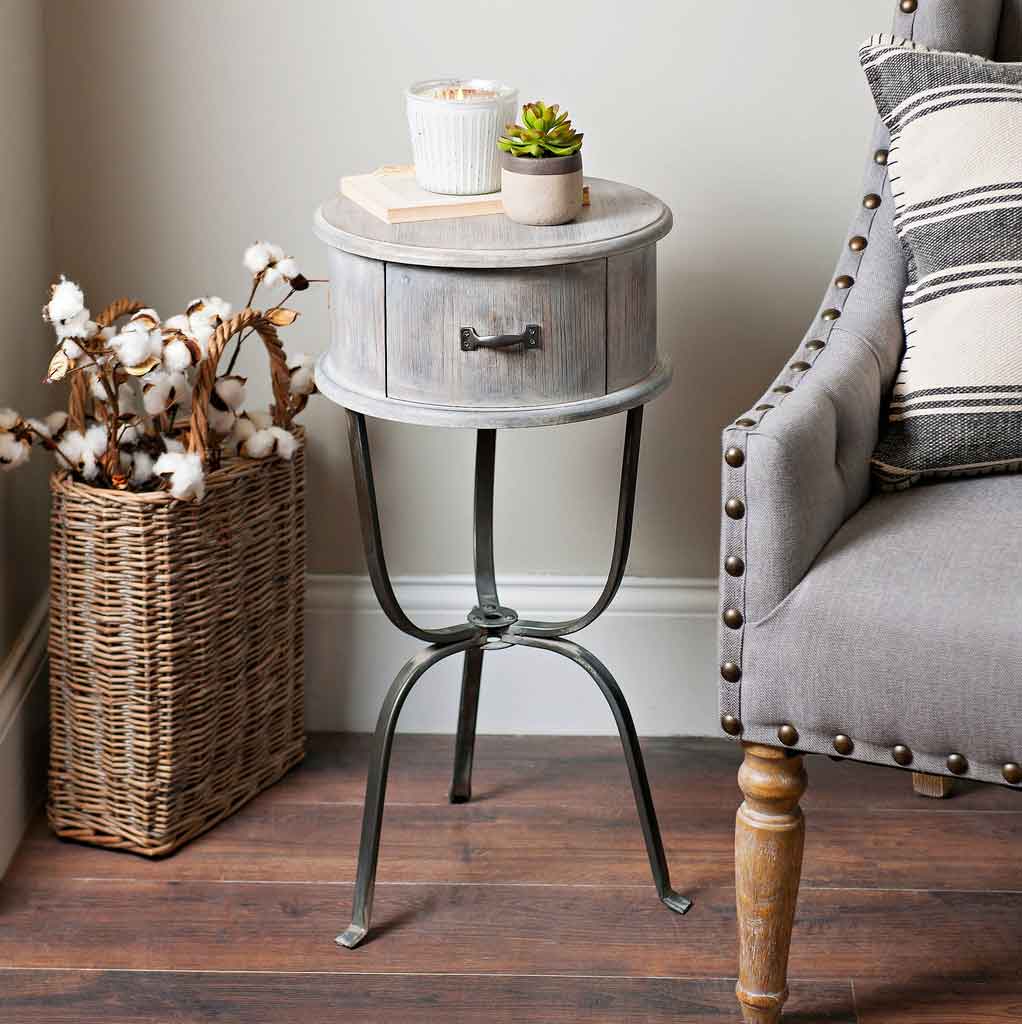 The Benefit of Using Small Round Accent Table in Small Space | Roy Home Design