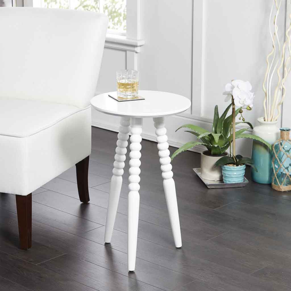 The Benefit of Using Small Round Accent Table in Small Space | Roy Home Design