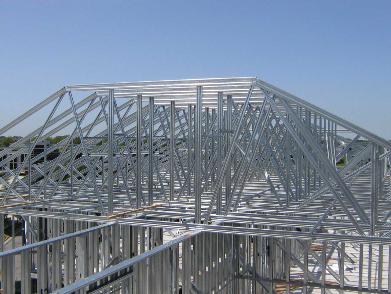 Steel Truss for Roof Frames Residential Homes that You Should Know | Roy Home Design