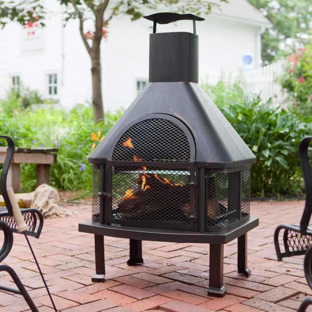 Unique Design of Fireplaces from Chiminea Walmart to Warm Your Outdoor Party | Roy Home Design