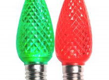 C9 Color Change Red LED Christmas Light Bulbs | Christmas Light Replacement Bulbs