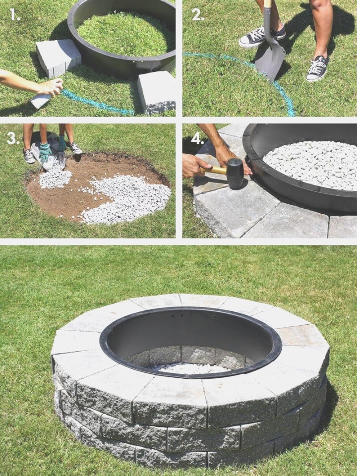 diy fire pit | 27 Best DIY Firepit Ideas and Designs for 2018 | diy fire pit