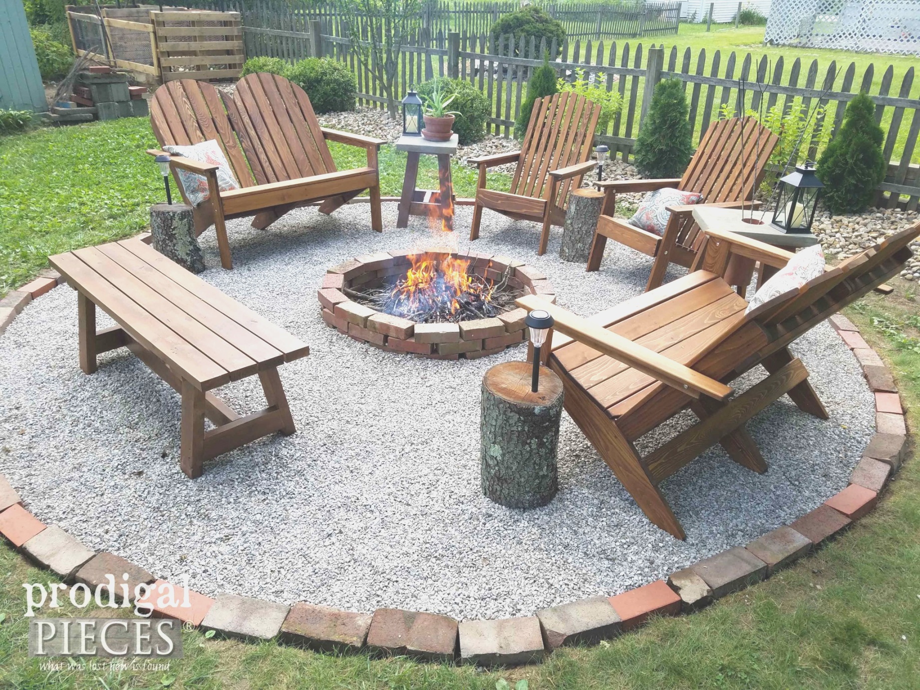 diy fire pit | DIY Fire Pit ~ Backyard Budget Decor - Prodigal Pieces | diy fire pit