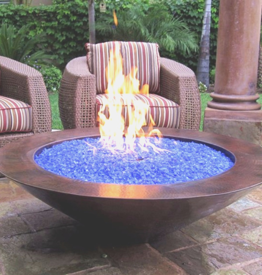 fire pit glass | Gas Fire Pits Glass - nativefoodways