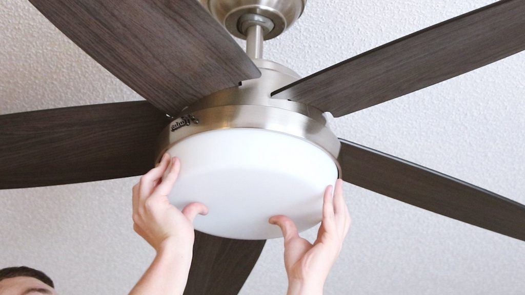 Step by Step Installing DIY Ceiling Fan with Light Fixture