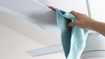 How to Clean Ceiling Fan Blades Without Any Problems