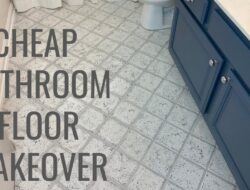 4 Cheap Bathroom Floor Makeover Ideas for Well-designed Look