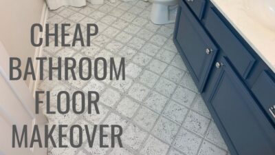 4 Cheap Bathroom Floor Makeover Ideas for Well-designed Look