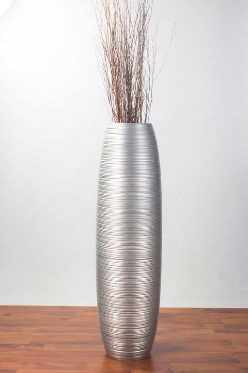 Get To Know Tall Silver Floor Vase for Home Decoration