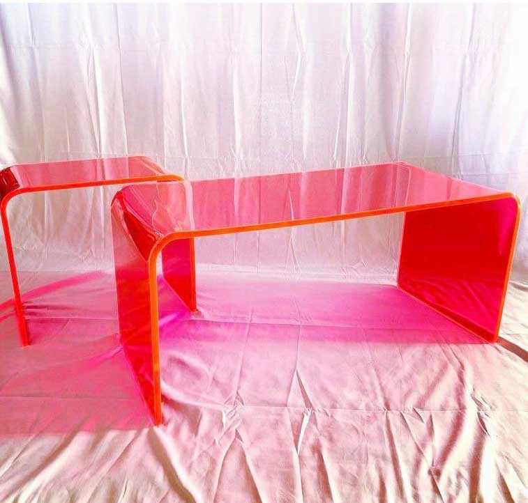 3 Room Paint Color Ideas to Match Your Pink Acrylic Coffee Table