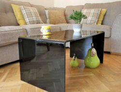 How to Style Black Acrylic Coffee Table in Your Living Area