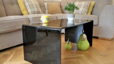 How to Style Black Acrylic Coffee Table in Your Living Area