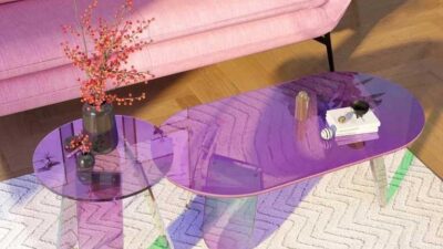 3 Room Paint Color Ideas to Match Your Pink Acrylic Coffee Table