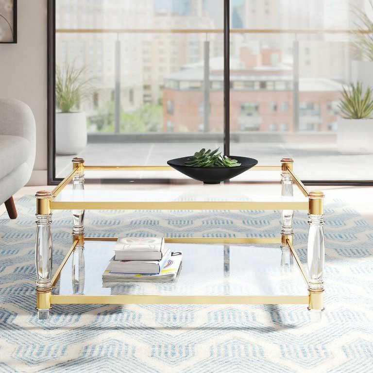 5 Types of Square Acrylic Coffee Table to Boost Your Space