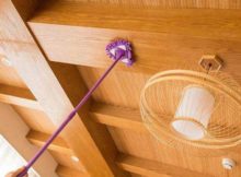 The Right Steps of Cleaning Stained Wooden Ceiling