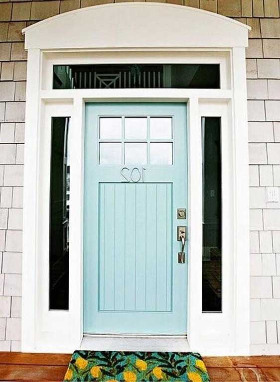 Choice of Door Colours That Are Suitable for Chic and Warm Design Houses