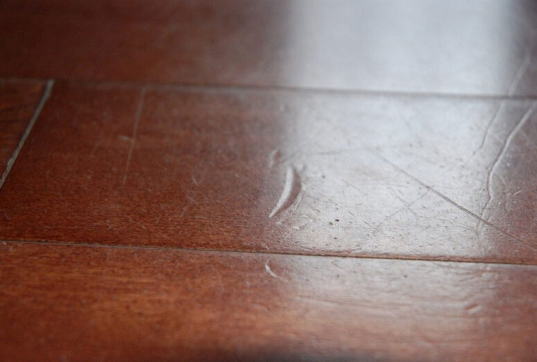 Damaged Hardwood Floors Gouges And Dents Problem