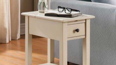 White Side Tables Home Decor Ideas And Tips For Simple Interior