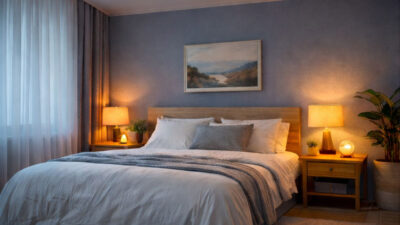 Best bedroom environment for better sleep with a calm and comfortable layout