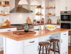 How to Add Storage to a Small Kitchen Island Without Making it Bulky