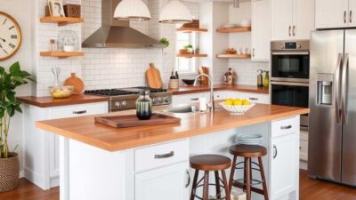 small kitchen island storage hacks for small spaces