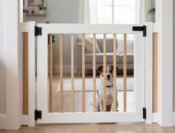How to Build a Stylish DIY Indoor Dog Gate with Door (Under $50)