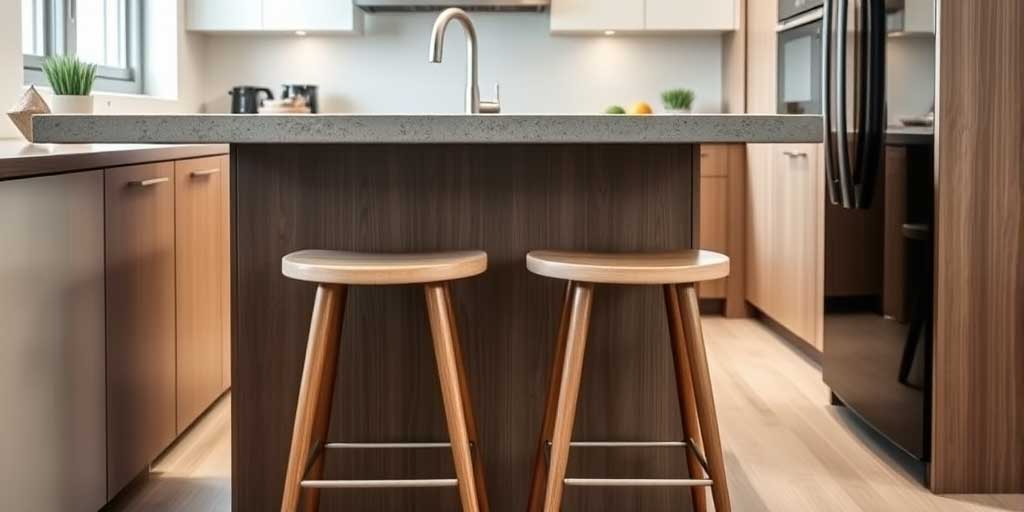 kitchen island overhang for seating in small kitchen