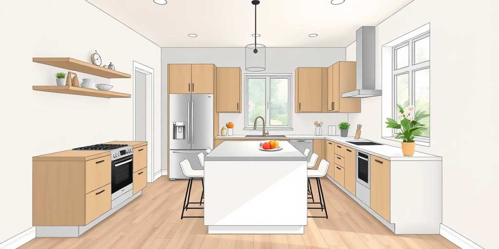 kitchen island seating clearance for small spaces