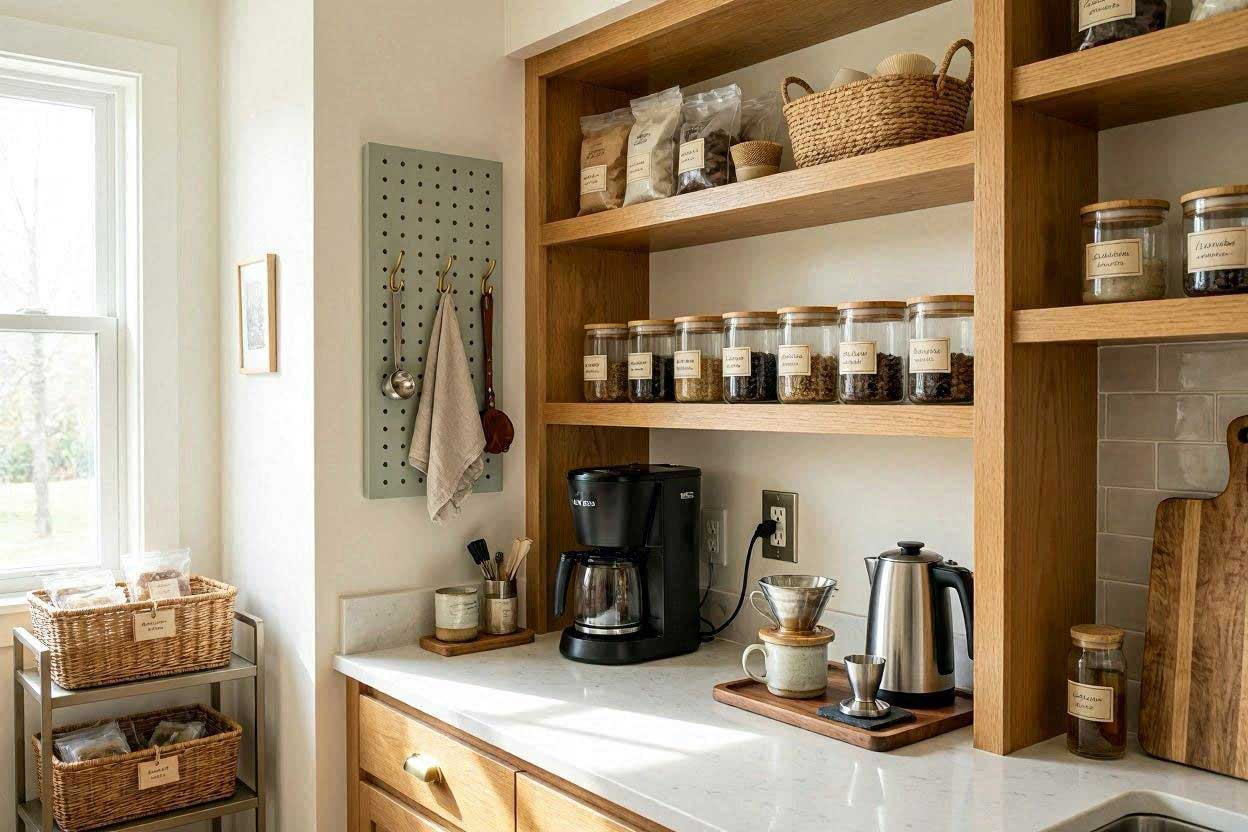 Small coffee station checklist for tiny kitchens