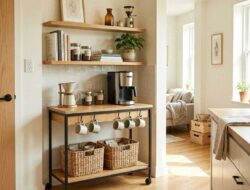 11 Narrow Coffee Station Ideas for Tiny Kitchens That Save Space