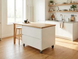 7 Small Kitchen Island on Wheels with Storage for Tiny Kitchens